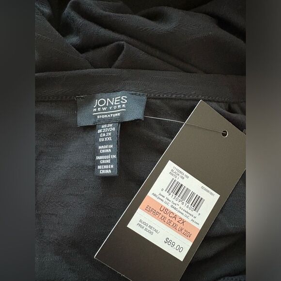 Jones New York Black Button-Down Shirt - Picture 4 of 4